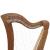 MUZIKKON MCHUGH HARP 27 STRING WALNUT SQUARE BACK