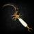 2pcs Set-HANDMADE CRESCENT MOON DAGGER RITUAL ATHAME BOLINE Snake KNIFE Gift DHL