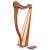 Muzikkon Ard Ri Harp, 27 String Mahogany
