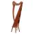 Muzikkon Ard Ri Harp, 27 String Mahogany