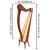 Muzikkon 29 String Ard Ri Harp Mahogany
