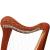 Muzikkon 29 String Ard Ri Harp Mahogany