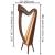 27 STRING BORU HARP ROSEWOOD