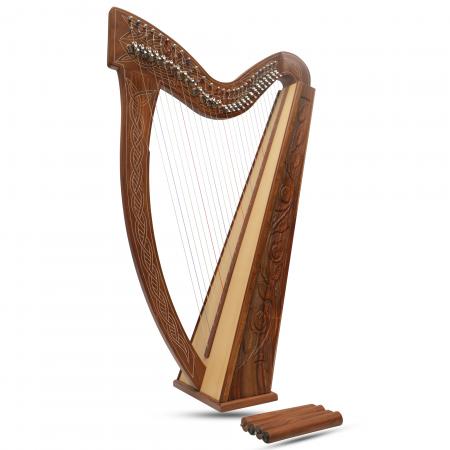 27 STRINGS BORU HARP ROSEWOOD