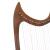 Muzikkon Gothic Harp 19 String Rosewood