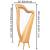 MCHUGH HARP 29 STRINGS ASHWOOD WOOD SQUARE BACK