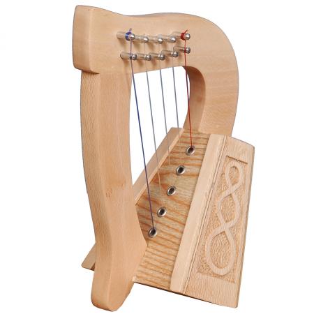 O'CAROLAN HARP, 5 STRINGS LACEWOOD KNOTWORK