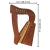 O'CAROLAN HARP, 6 STRING ROSEWOOD KNOTWORK