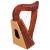 MUZIKKON O'CAROLAN HARP, 7 STRINGS ROSEWOOD KNOTWORK