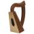 Muzikkon O'carolan Harp, 7 String Rosewood Celtic Dragon