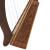 Muzikkon O'carolan Harp, 7 String Rosewood Celtic Dragon