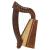 Muzikkon O'carolan Harp, 7 String Rosewood Celtic Dragon