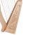 O'CAROLAN HARP, 8 STRINGS LACEWOOD CELTIC DRAGON