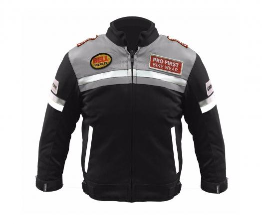 PROFIRST 414 KIDS MOTORCYCLE JACKET (GRAU)