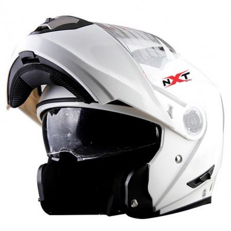PROFIRST NXT-FF860 MEN MOTORCYCLE HELMET (WHITE)

Built-In Sun Visor
The NXT FF860 Flip-Up Full Face Motorcycle Helmet with Visor
Smart Retention Options
Scratch Proof Visor
ECE 22.5 Approved
Adjustable peak