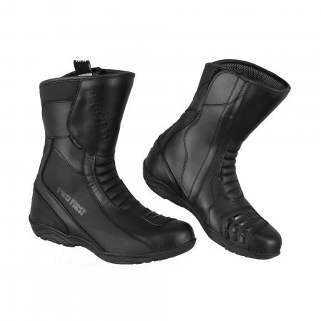 PROFIRST airtek leather biker boots (black)