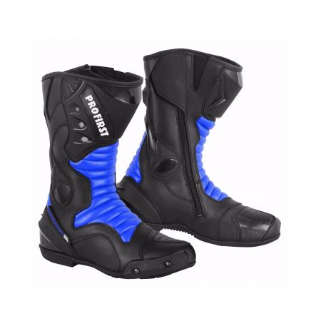 STIVALI BIKER PROFIRST ALTA PELLE (BLU)