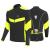 Leader Cycling Jersey & Bib Tight Set With Gloves Yellow/Black