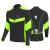 Leader Cycling Jersey & Bib Tight Set With Gloves Green/Black