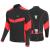 Leader Cycling Jersey & Bib Tight Set With Gloves Red/Black