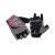 Ladies Gloves Pink/Grey