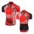 Deko Cycling Jersey Mens Short Red/Black