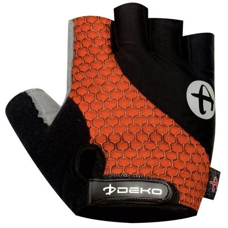 Half Finger Cycling Gloves Orange