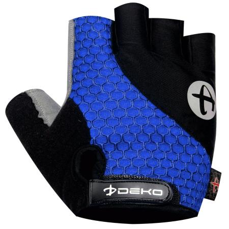 Half Finger Cycling Gloves Blue