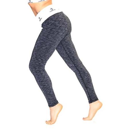 WOMEN LEGGINGS BLACK/WHITE