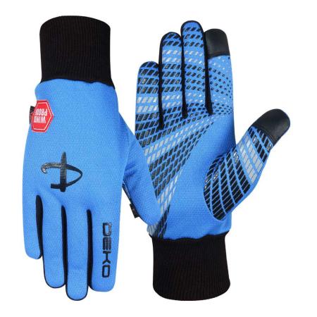 Windproof Cycling Gloves Blue