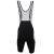 Bib Shorts Simple White/Black