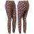 Women's Fitness Yoga Leggings Purple Flowers