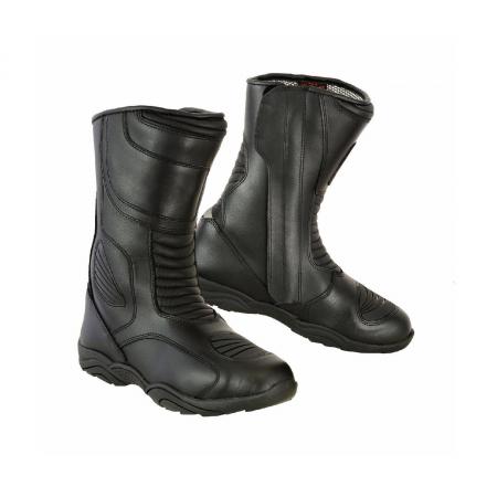 PROFIRST PRORAIN MOTORRAD LEDER STIEFEL (SCHWARZ)