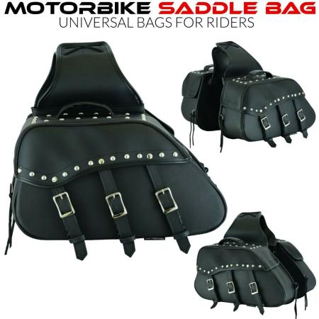 Motorbike Saddle Motorcycle Bag Utility Storage Bag Pannier Harley Sportster 2X