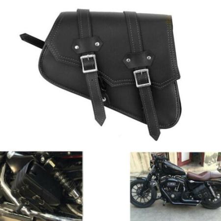 NEW Universal Motorbike Saddle Bag Storage Left Right Adjustable Side Pouch Solo