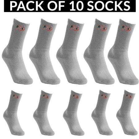 Mens 10 Pairs Thermal Socks Boot Outdoor Warm Cotton Rich Cushioned Size 6-11