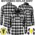 New Men's Motorbike Jacket Motorcycle Check Shirt Lined With KEVLAR CE Armoured