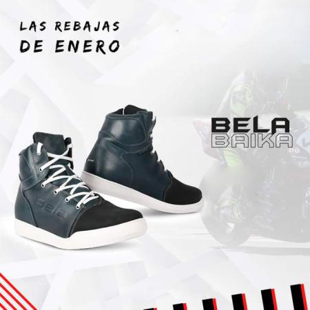 BELA - Botas Piel Baika Sneaker Azul