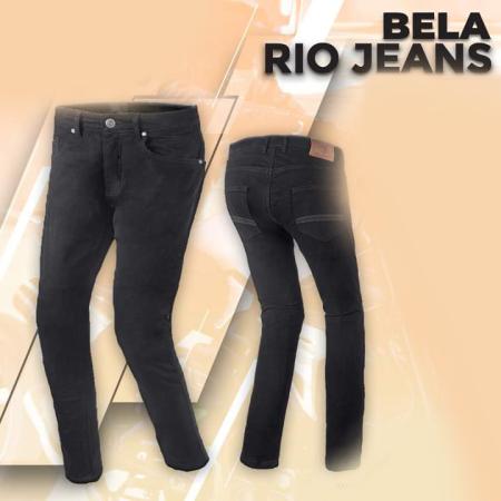 Bela Rio Man Motorcycle Jeans - Black