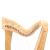 Muzikkon 27 String Trinity Harp Ashwood
