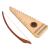 MUZIKKON SOPRANO BOWED PSALTERY ROUNDBACK LACEWOOD