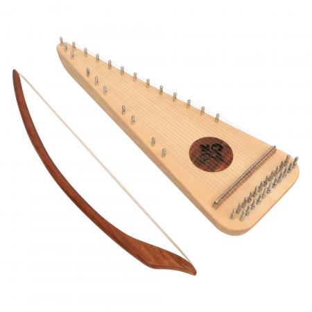 MUZIKKON SOPRANO BOWED PSALTERY ROUNDBACK LACEWOOD