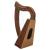 MUZIKKON O'CAROLAN HARP, 8 STRINGS ROSEWOOD CELTIC DRAGON						