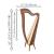 29 Strings Trinity Harp Rosewood