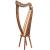 19 STRING TRINITY HARP ROSEWOOD