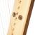 Muzikkon Gothic Harp 19 String Walnut