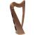 19 STRINGS CLADDAGH HARP WALNUT