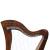 Muzikkon Mchugh Harp 27 String Rosewood Round Back