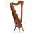 Muzikkon Mchugh Harp 27 Strings Rosewood Square Back