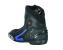 Leather Motorbike Short Boots Shoes Motorcycle Waterproof  Blue